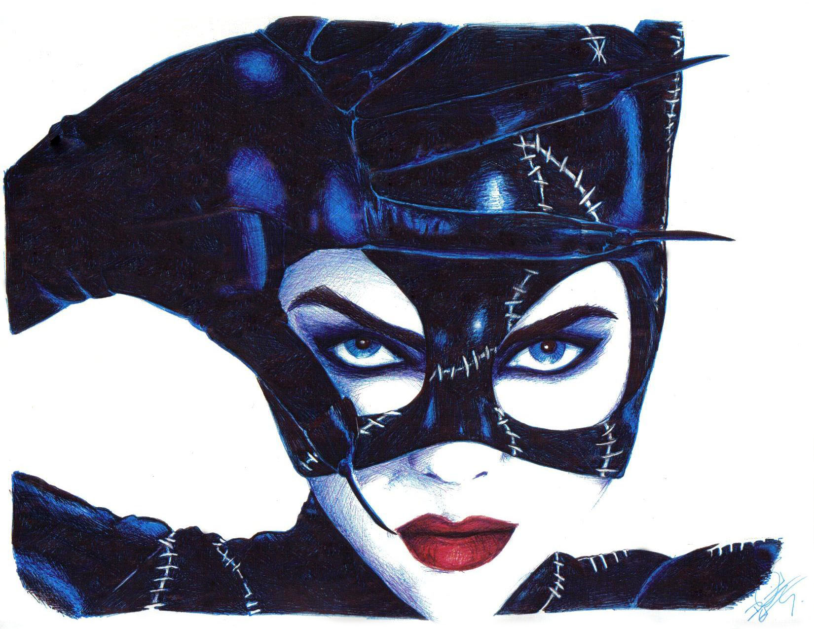 as Catwoman in The Dark